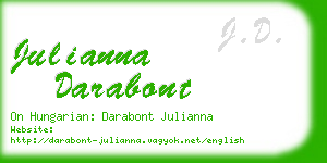 julianna darabont business card